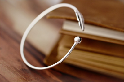 Pulsera de Plata Esterlina 925 con Diseño de Hoja - Image 8