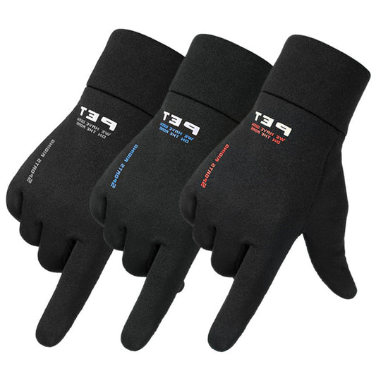 Guantes de Ciclismo Impermeables con Pantalla Táctil y Agarre Antideslizante para Hombre