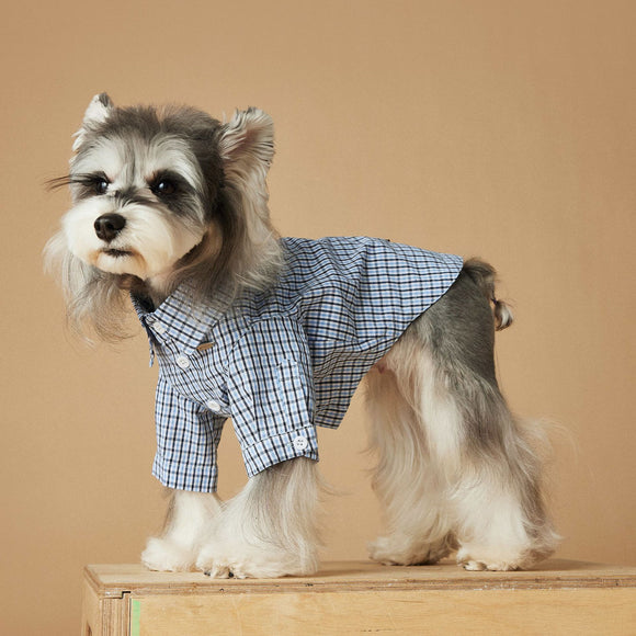 Camisa Cuadriculada de Verano para Perros Pequeños