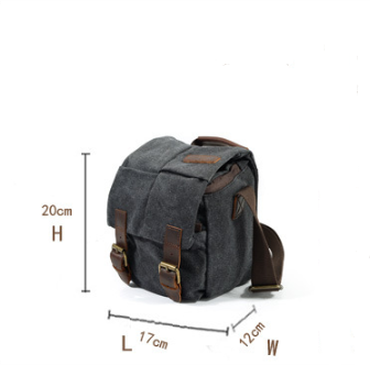 Bolsa de Cámara Retro de Un Hombro Impermeable - Image 9
