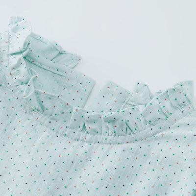 Blusa de Lino con Encaje para Niñas - Image 2