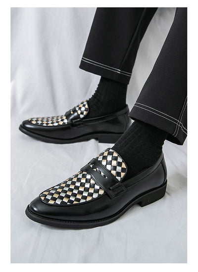 Zapatos de Cuero Casual con Punta Afilada para Hombre - Image 10