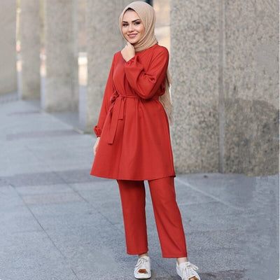 Conjunto de Dos Piezas Modesto para Mujer Talla Grande - Image 14