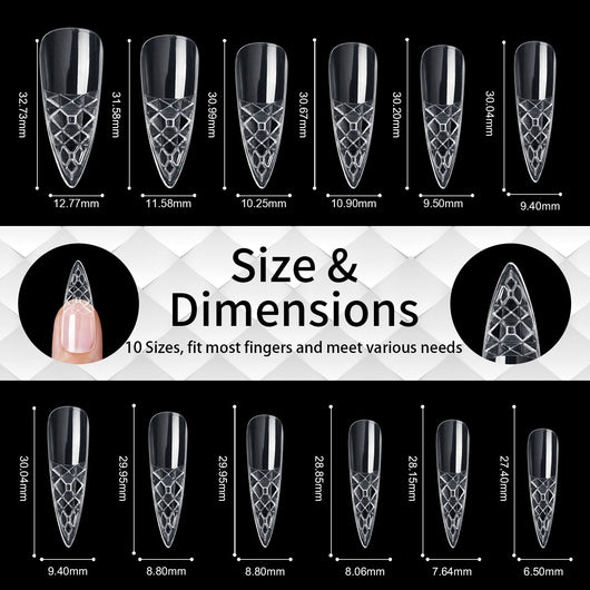Puntas de Uñas 3D Diamond Wear de Larga Duración - Image 30