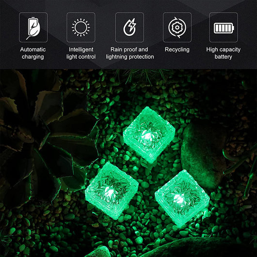 Luces Solares Enterradas para Jardín - Decoración de Caminos LED - Image 5