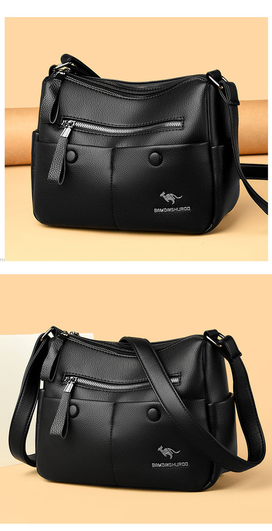 Bolso de Cuero Suave para Mamá - Diseño Minimalista y Versátil - Image 25