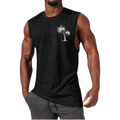 Camiseta Deportiva sin Mangas Hombre Suelta Verano - Image 12