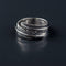 European and American fashion jewelry Negro retro personality ring female opening feather ring foreign trade wholesale hand jewelry Negro Ajustable