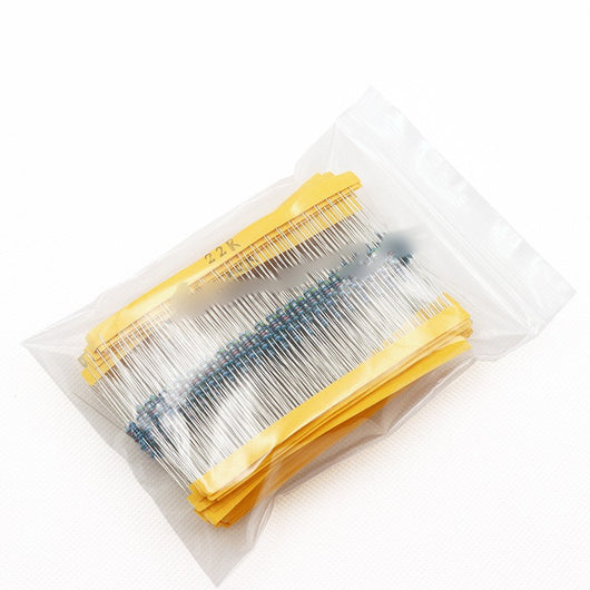 Pack de 600 Resistencias de Película Metálica 1-4W Código de Colores - 30 Valores - Image 8