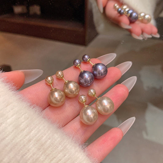 Aretes de Perla Vintage para Hombre - Diseño Clásico y Moderno