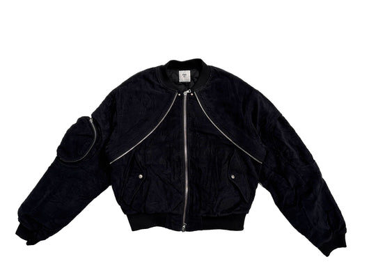 Chaqueta de Algodón con Bolsillos de Terciopelo y Cierre - Image 5