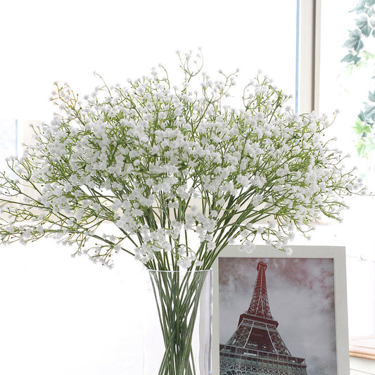 Flores Artificiales Gypsophila - Decoración Elegante y Duradera
