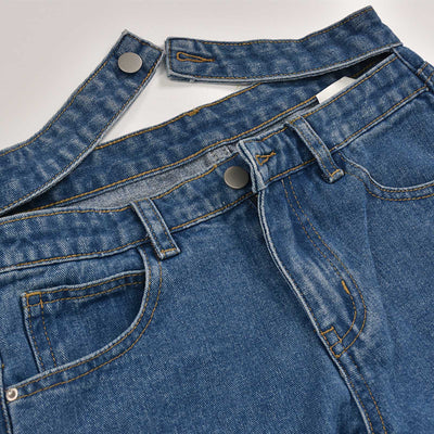 Jeans Talle Alto Mujer Lavado Azul Clásico - Image 4