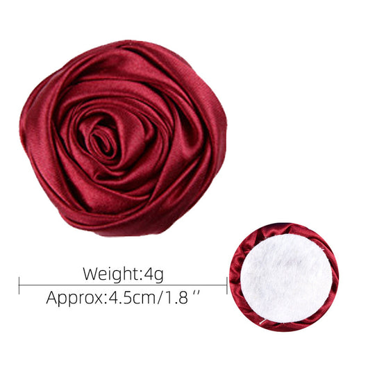 Broche Floral de Rosas 3D en Satén para Novia y Eventos Especiales - Image 48