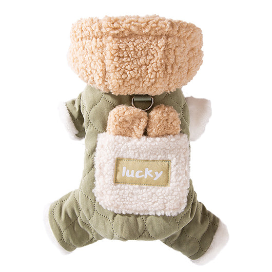 Abrigo Cálido para Perros y Gatos con Bolsillos - Ropa de Algodón para Mascotas en Otoño e Invierno - Image 21