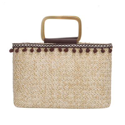 Bolsa de Hombro para Mujer con Estampado - Bolsa Casual de Tela para Compras - Image 9