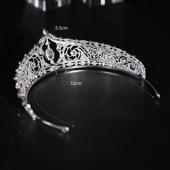 Corona Nupcial Estilo Europeo para Maquillaje de Boda
