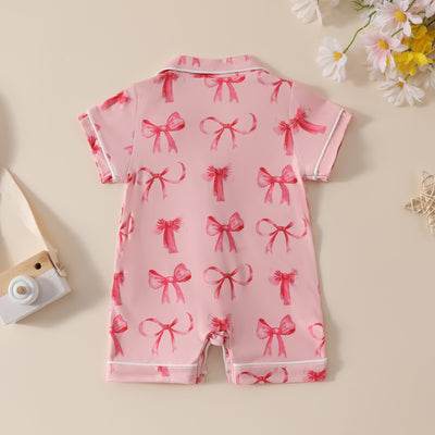 Jumpsuit Infantil Estampado con Moño Personalizado para Niñas - Image 3