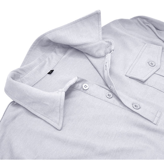 Camisa Clásica de Manga Larga Estilo Europeo para Hombre - Image 13