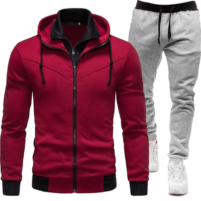 Conjunto Deportivo Patchwork: Chaqueta y Pantalón de Largo Casual - Image 22
