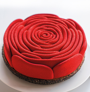 Molde de Silicona para Mousse Rosa Melaleuca - Diseño Francés para San Valentín