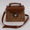 Bolso Tote Crossbody de Ratán Cuadrado con Asa Ajustable