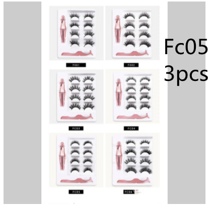 Juego de Tres Pares de Pestañas Postizas - Image 17