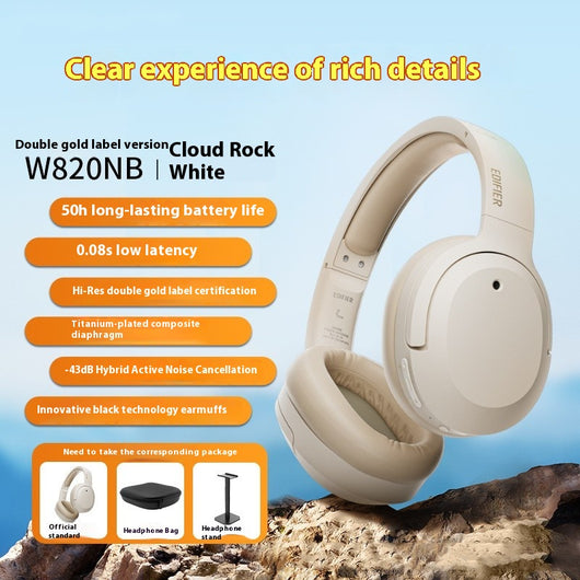 Auriculares Bluetooth con Cancelación de Ruido Doble Gold Standard - Image 3