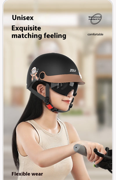 Casco Bicicleta Eléctrica con Protección Solar - Unisex Ultraligero - Image 27