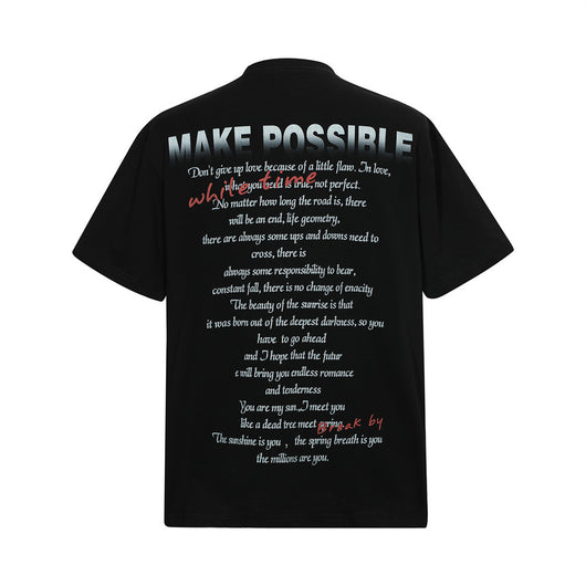 Camiseta Estampada Abstracta de Manga Corta para Hombre - Image 11
