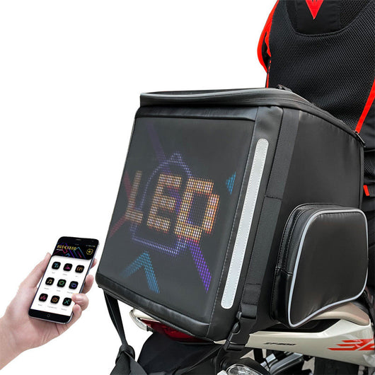 Bolsa Trasera para Moto con Pantalla LED Personalizable DIY - Image 4