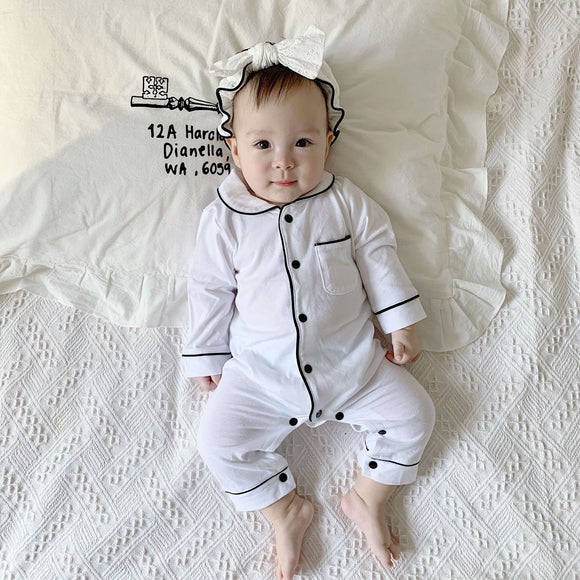 Pijamas para bebé de algodón puro - Body entero cómodo