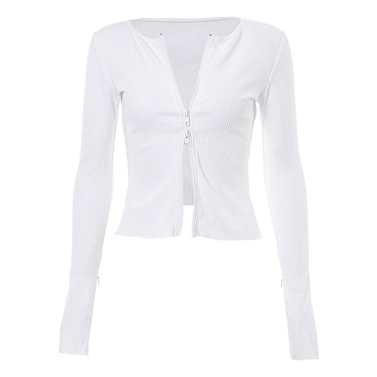Cardigan Tejido Slim de Manga Larga - Image 8