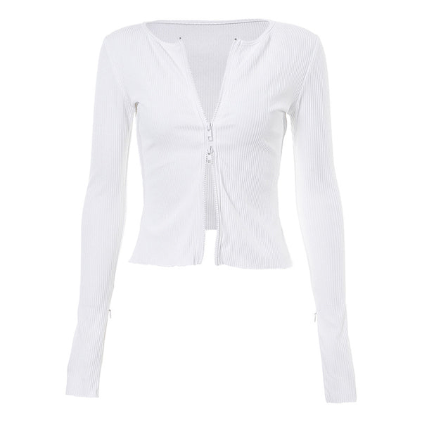 Cardigan Tejido Slim de Manga Larga - Image 20