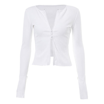 Cardigan Tejido Slim de Manga Larga - Image 20