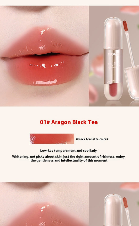 Brillo Labial Transparente Efecto Agua - Acabado Puro y Luminoso - Image 17