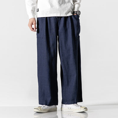 Pantalones Anchos Retro Estilo Chino Vintage Boyfriend - Image 11