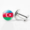 National Flags of The World Series Time Gem Cufflinks Jewelry 1style
