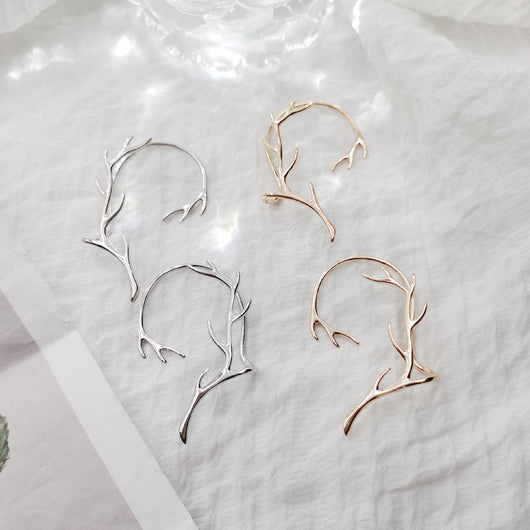 Aretes de Plata 925 Diseño Cuernos de Hada Mística - Image 8
