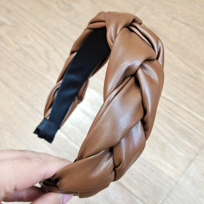 Diadema de Cuero Trenzado Estilo Europeo y Americano - Image 17