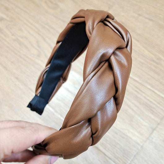 Diadema de Cuero Trenzado Estilo Europeo y Americano - Image 17