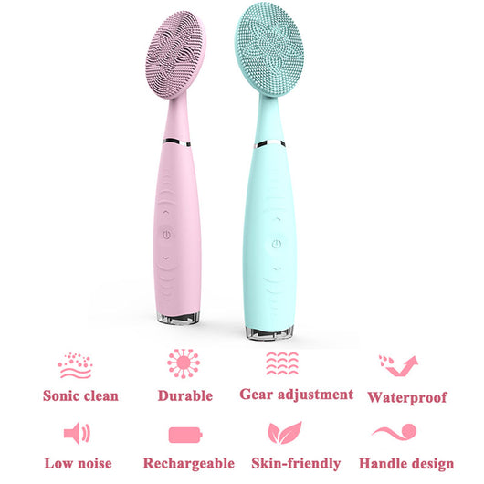 Dispositivo de Limpieza Facial Recargable de Silicona - Image 4
