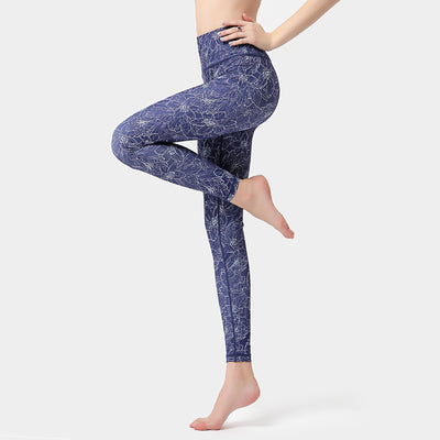 Pantalones de Yoga Estampados de Secado Rápido - Image 46