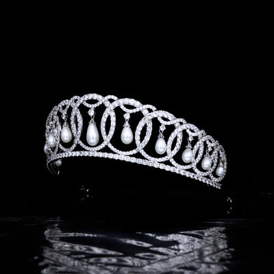 Corona Nupcial de Circonitas Reales - Image 3