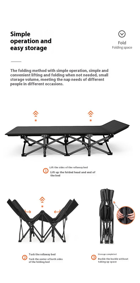 Cama Plegable Portátil para Camping y Oficina - Image 40