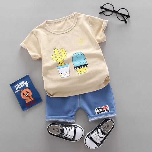 Shorts Infantiles de Manga Corta