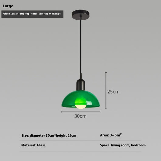 Lámpara Colgante Bauhaus Retro de Cristal para Restaurante - Image 25