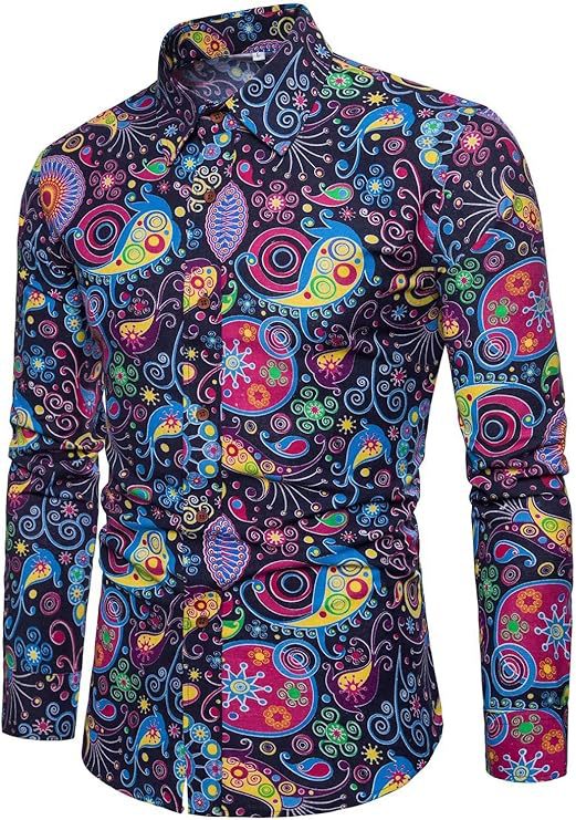 Camisa Manga Larga Estampado Floral para Hombre - Image 6