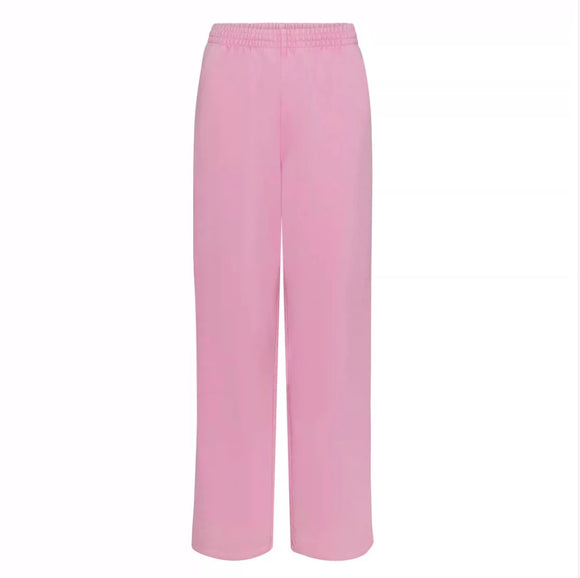 Pantalones Deportivos Rectos de Color Liso para Mujer