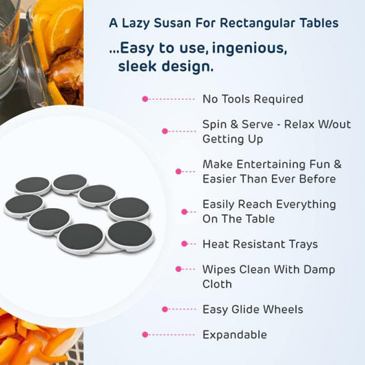 Plato Giratorio para Mesa de Comedor - Lazy Susan Revolucionario - Image 7